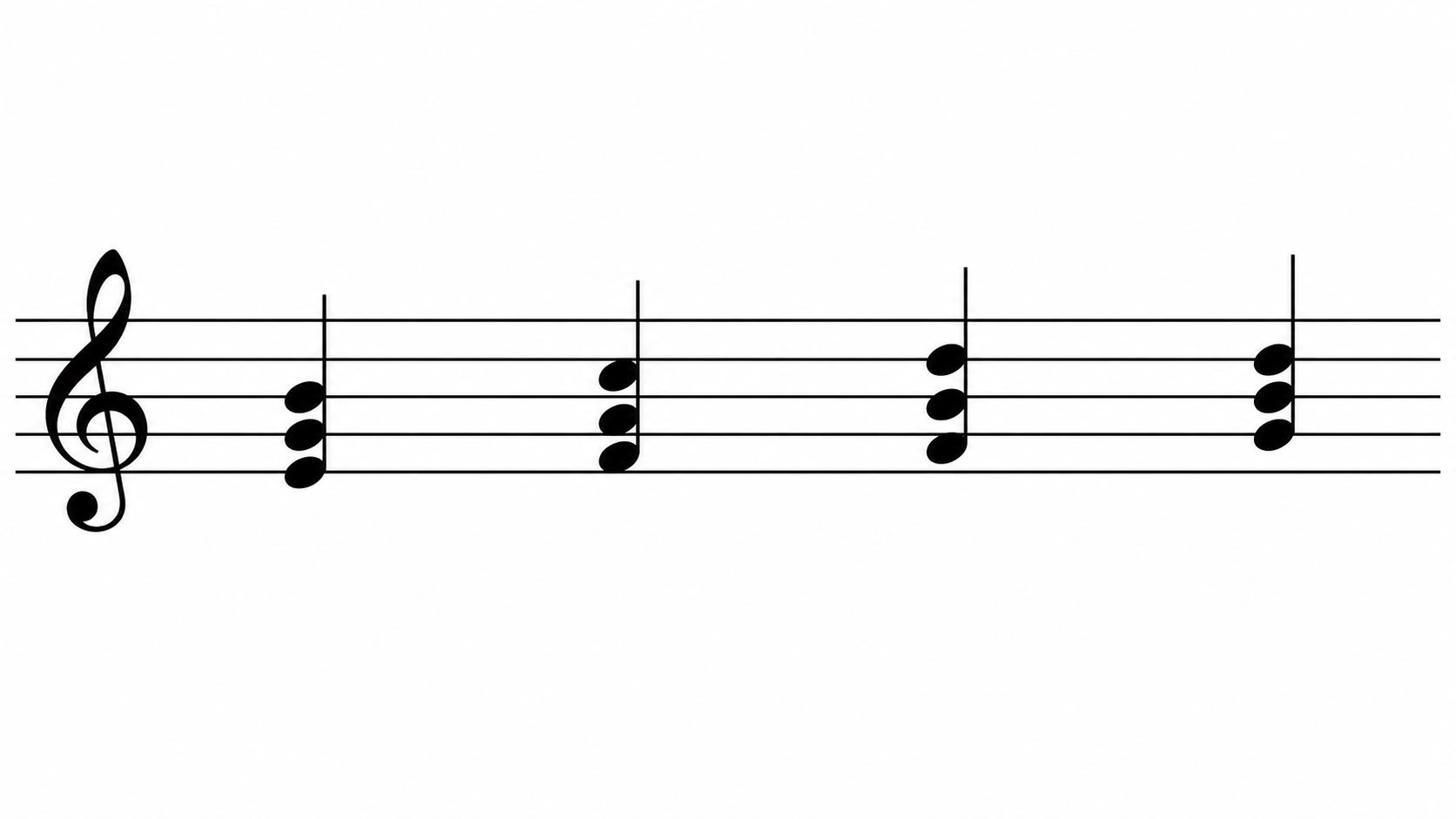 Notes played simultaneously